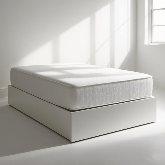 Direct Outlet North Carolina premium mattress in a bright modern bedroom setting